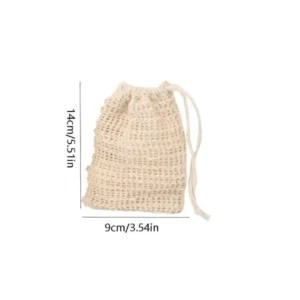 Alternative view of Eco Sisal Soap Saver Pouch – Natural Exfoliating Soap Bag with Drawstring | Extends Bar Soap Life
